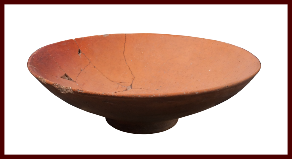 Bowl with annular base, Thin Orange, Early Xolalpan Phase